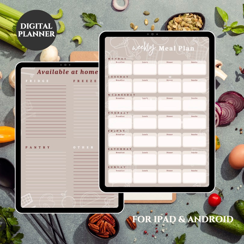 Meal & Groceries planner | Don't waste food, save money instead!